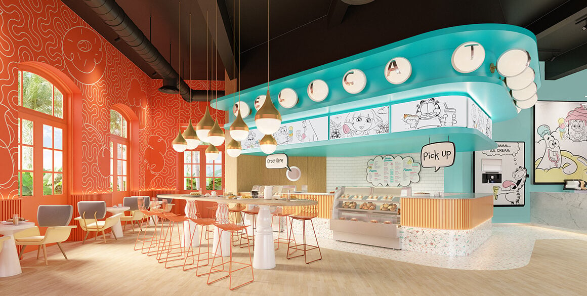 The Sweetery bakery and ice cream shop at Nickelodeon Hotels & Resorts